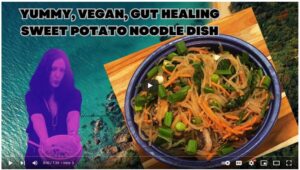 vegan potato noodle dish