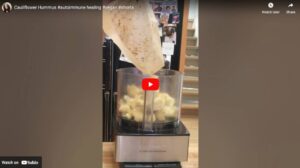 cauliflower hummus video