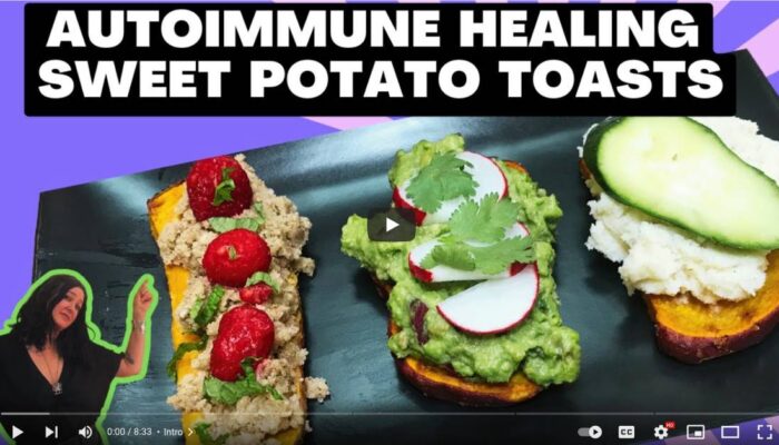 sweet potato toasts